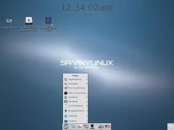 Sparky Enlightenment desktop