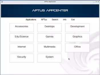 APTus AppCenter main window