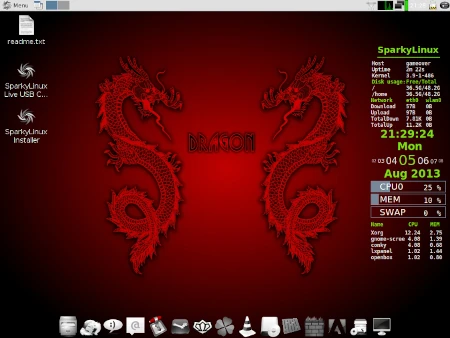 SparkyLinux 3.0 GameOver is out