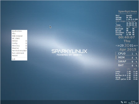 SparkyLinux 4.0 Base & CLI Editions
