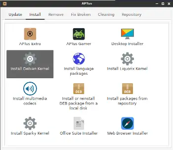Debian kernel installer