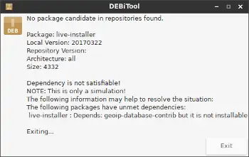 DEBiTool 0.1.6