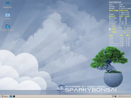 Sparky Bonsai – a portable edition of SparkyLinux